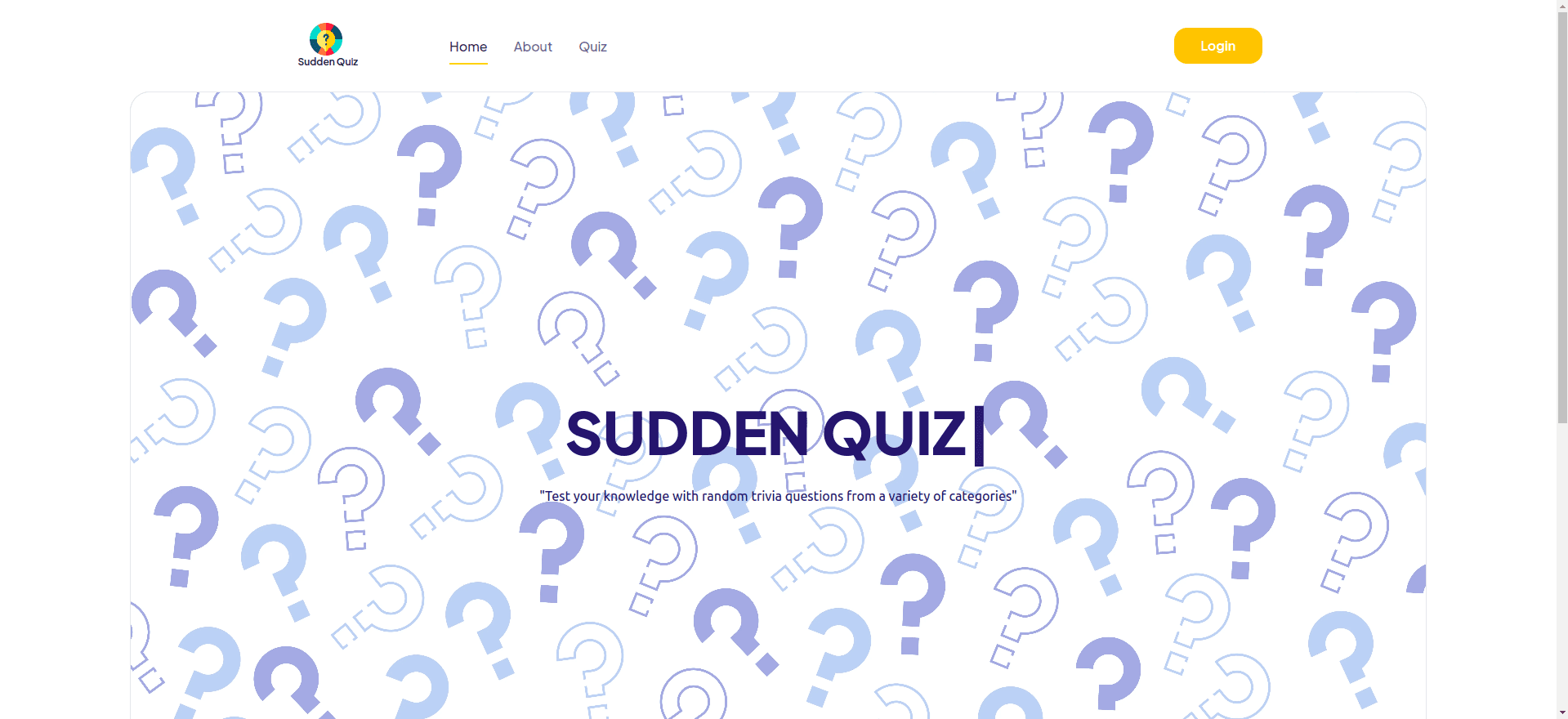 Sudden Quiz